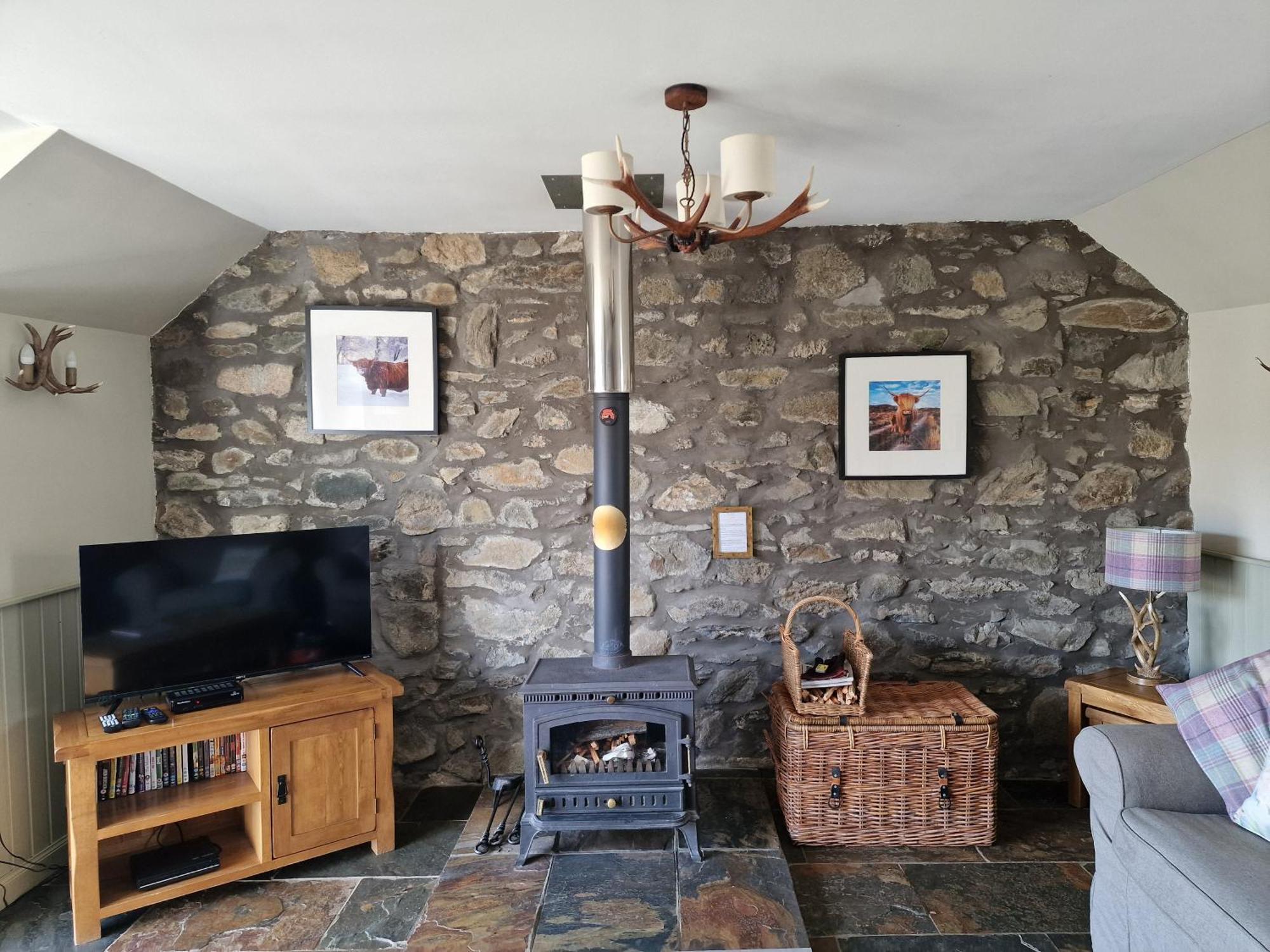Dalnoid Cottages & Treehouses Nr Glenshee ภายนอก รูปภาพ