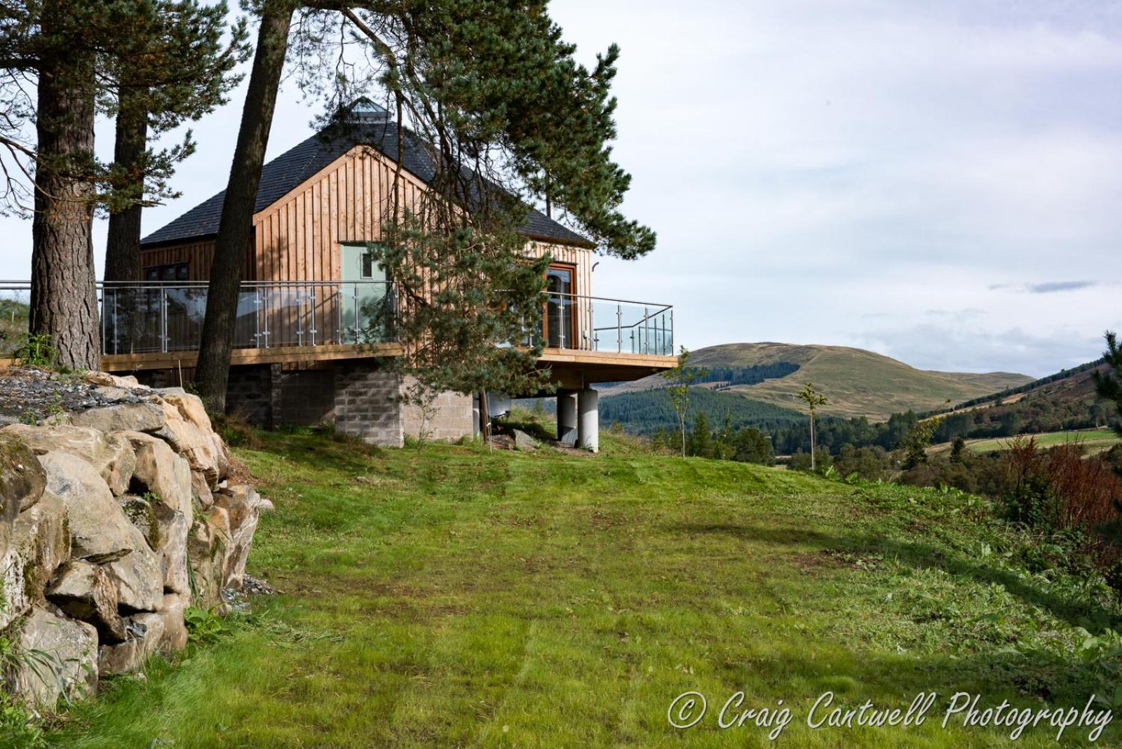 Dalnoid Cottages & Treehouses Nr Glenshee ภายนอก รูปภาพ